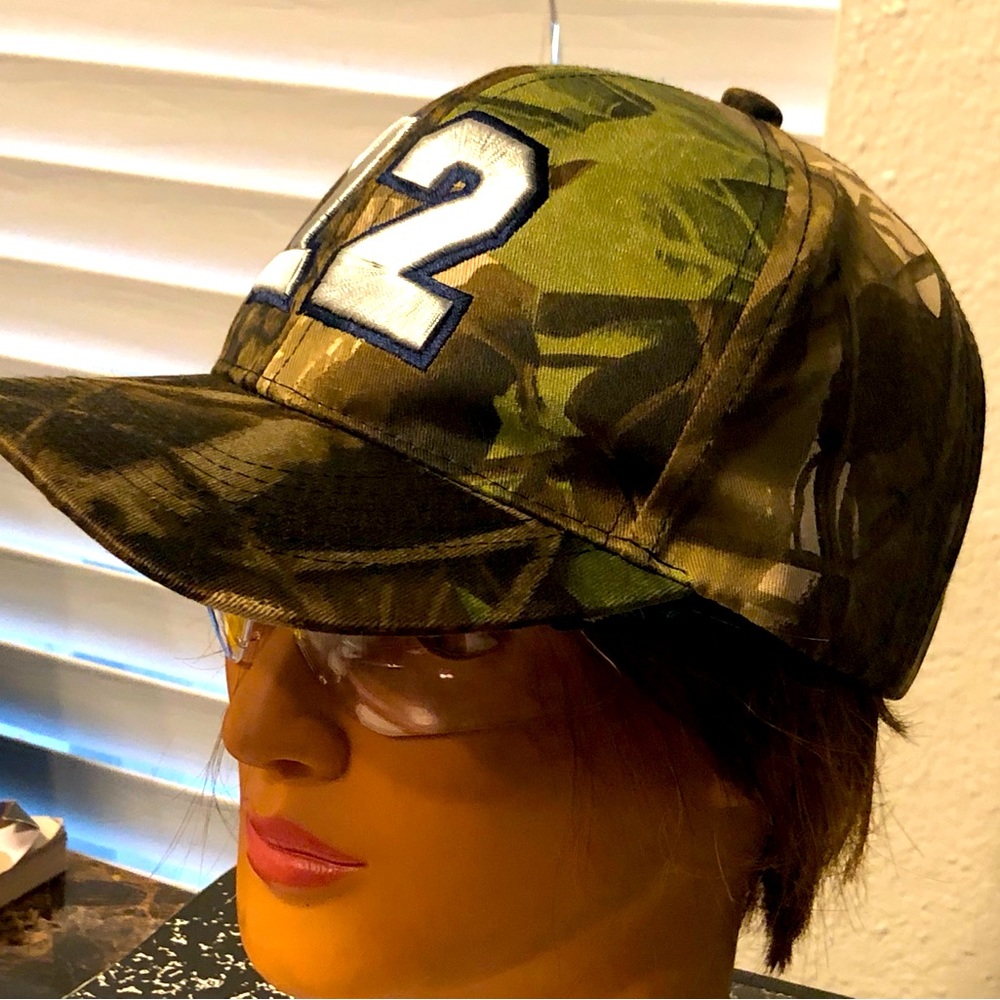 NFL Seattle Seahawks #12 Fan Camouflaged Strapback Baseball Cap NFL Adjustable
